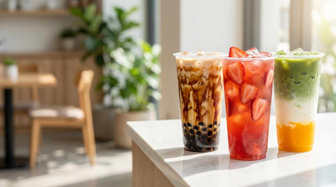Handmade Brown Sugar Boba Milk Tea - Fresh Boba Signature Drink